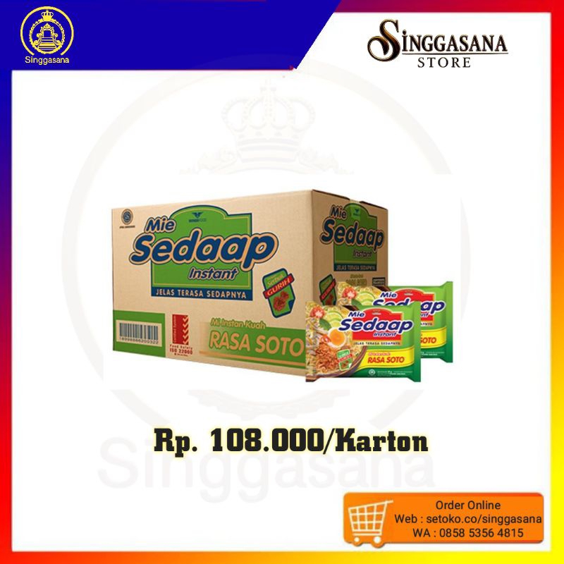 

Sedaap Soto Karton isi 40 Pcs