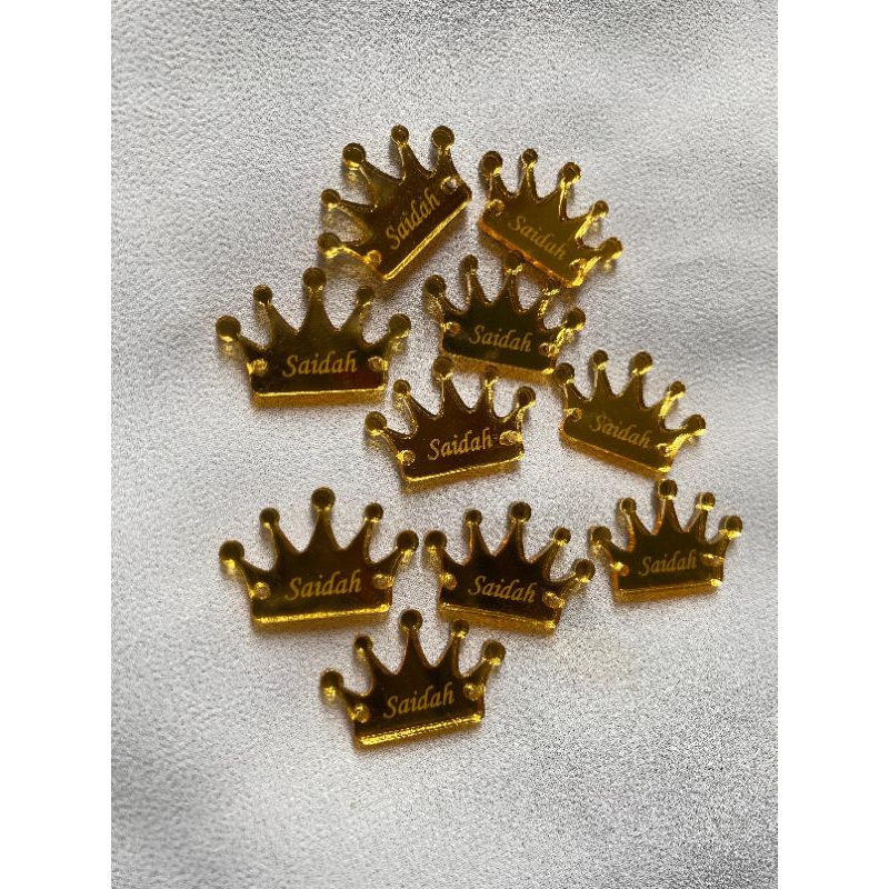 

Label Akrilik Mahkota