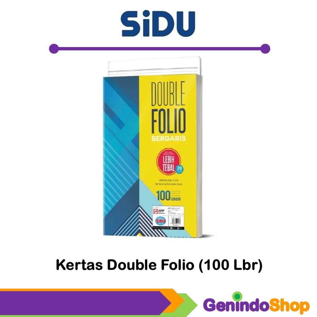 

Kertas Double Folio Garis Sidu