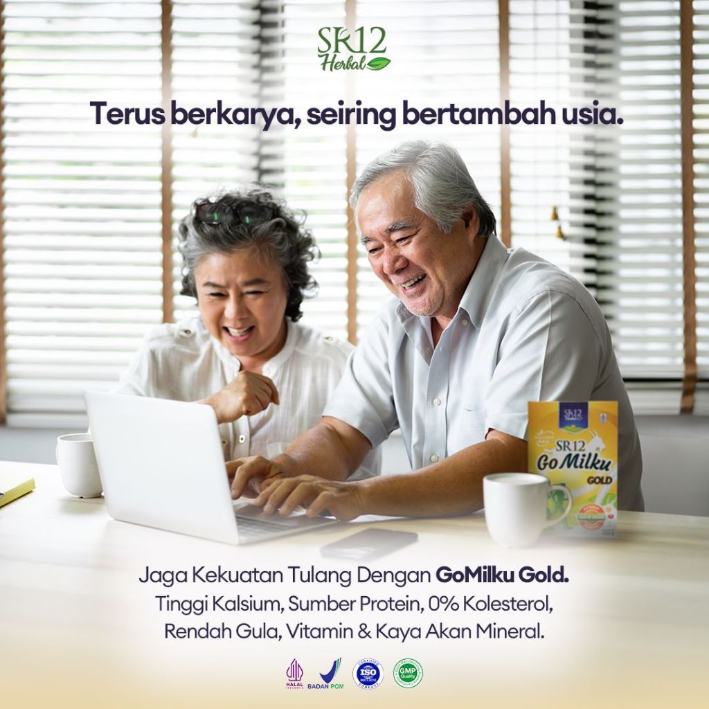 

SR12 Gomilku Gold 600 gr Susu Tulang Tinggi Kalsium Sumber Protein Kolesterol Rendah Gula Kaya Mineral