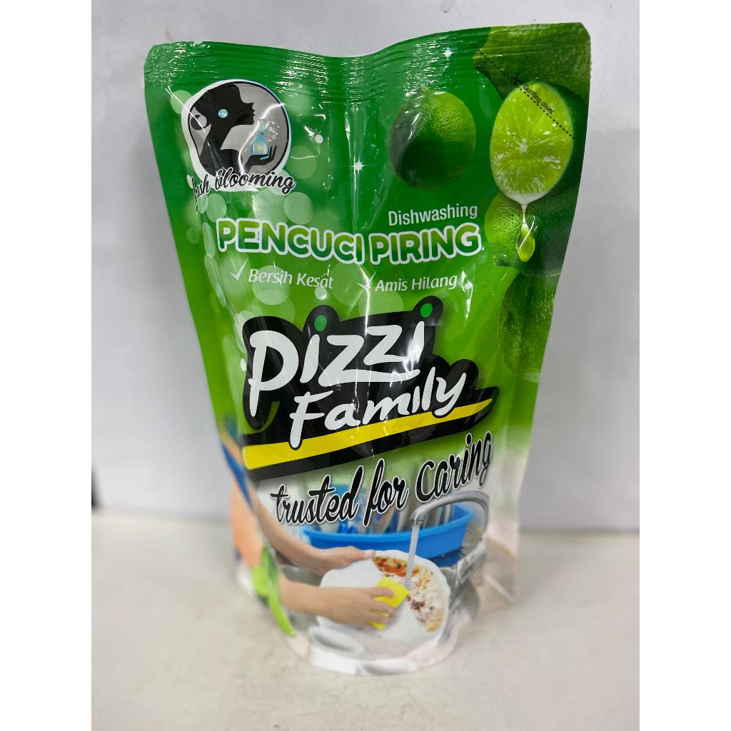 PIZZI FAMILY SABUN CUCI PIRING LIME 600ML