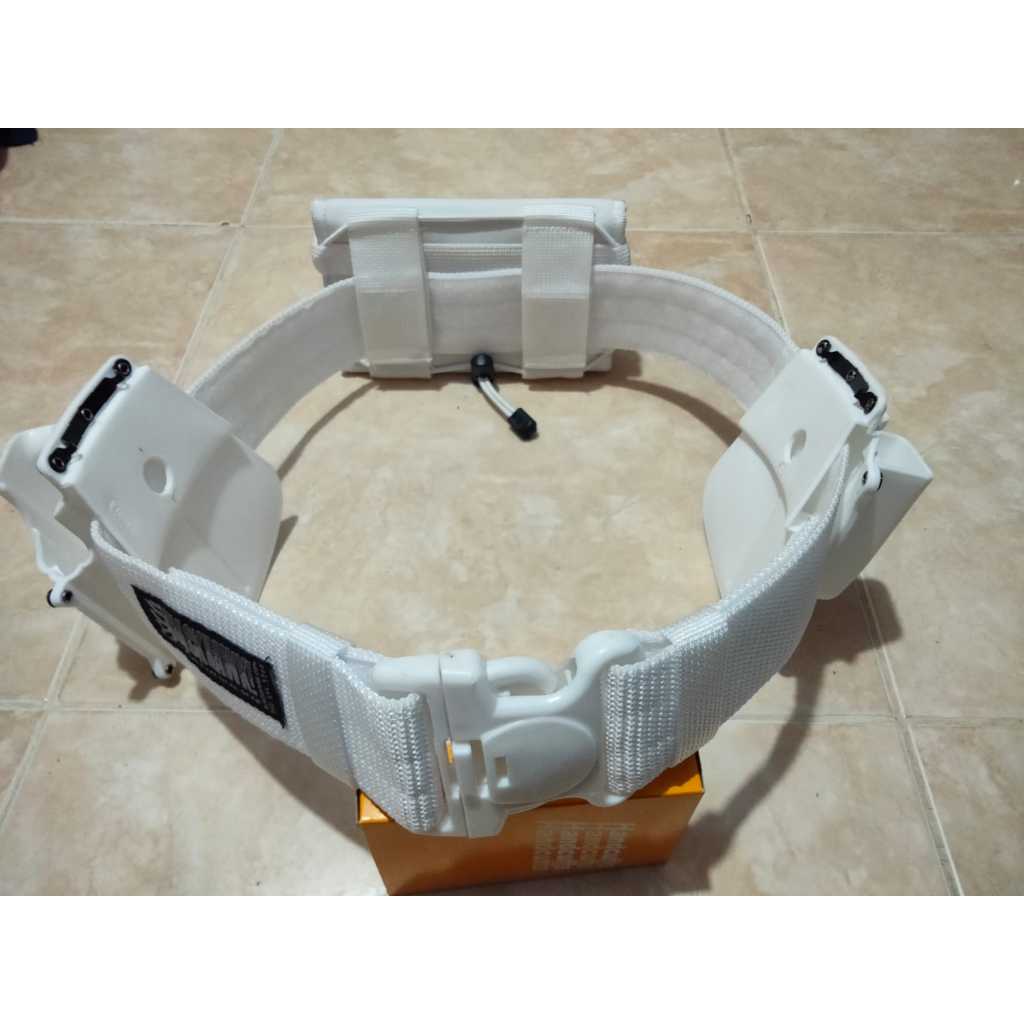 Kopel putih provos / kopel tactical putih polos / kopel set custome