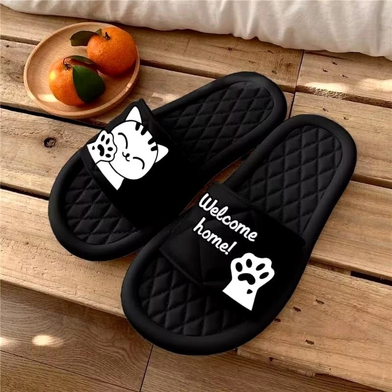 sandal sepon motif pres sablon prses welkom