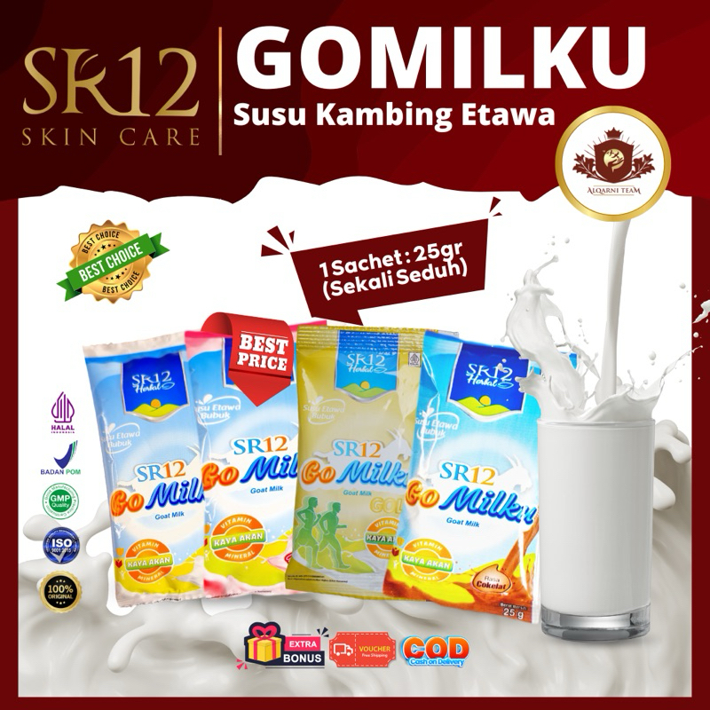 

GOMILKU SR12 SACHET / SUSU KAMBING ETAWA / SUSU KESEHATAN / TINGGI KALSIUM
