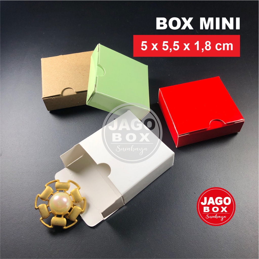 

BOX SOUVENIR / BOX SNACK / GIFT BOX / BOX SABUN MINI 5x5,5x1,8 CM