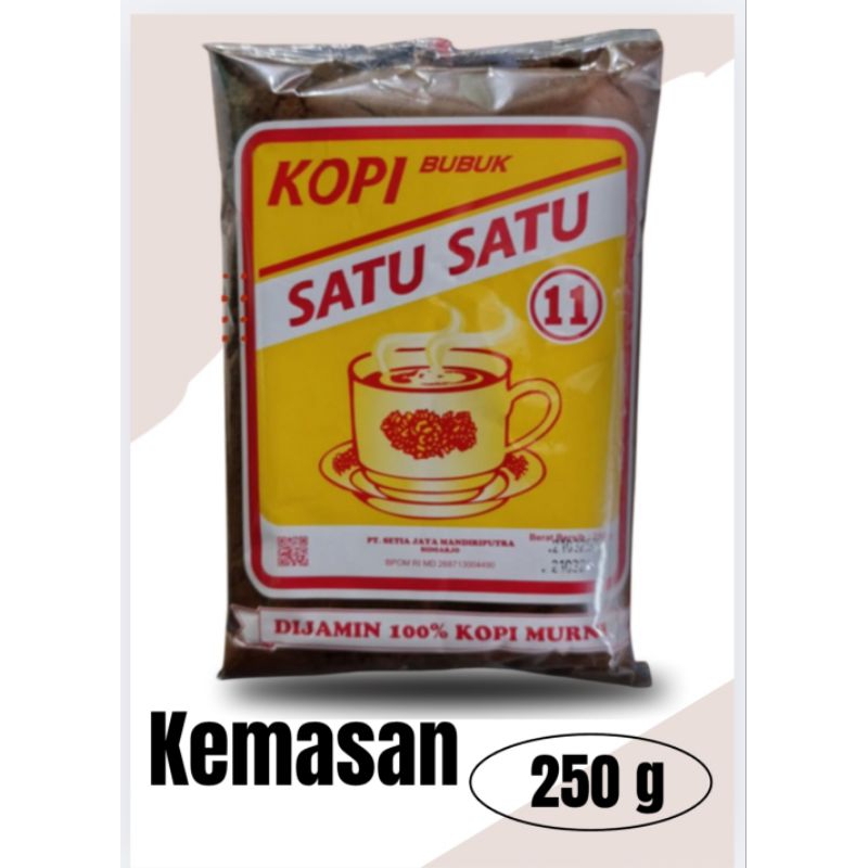 

KOPI BUBUK MURNI | KOPI SATU SATU | KEMASAN 250g
