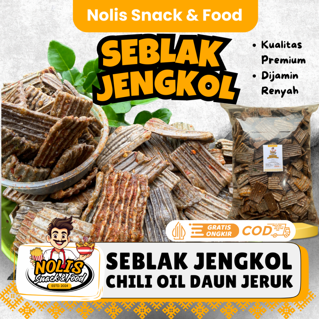 

Seblak Kering Jengkol Asbes Pedas Chili Oil [NOLIS SNACK & FOOD] Seblak Asbes // Kerupuk Sisir