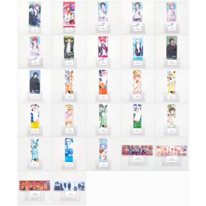 Idolish7 Clear Bookmark