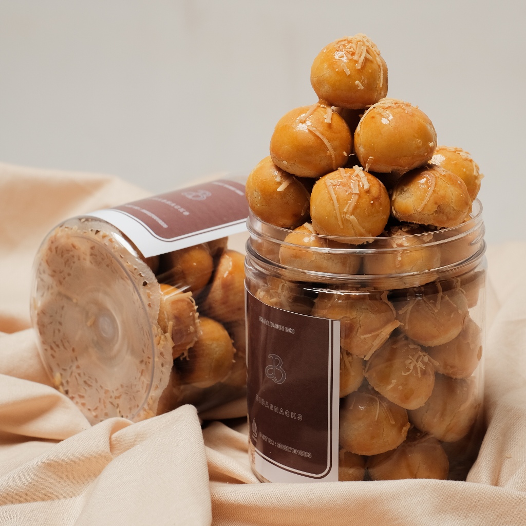 

Kue Nastar Spesial Keju Beli 1 Toples Gratis 1 Kemasan Pouch Kue Semprit / Sagu Biba Snacks