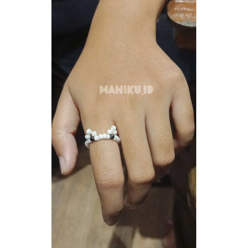 MANIKU.ID Cincin Manik pinky frog korean style