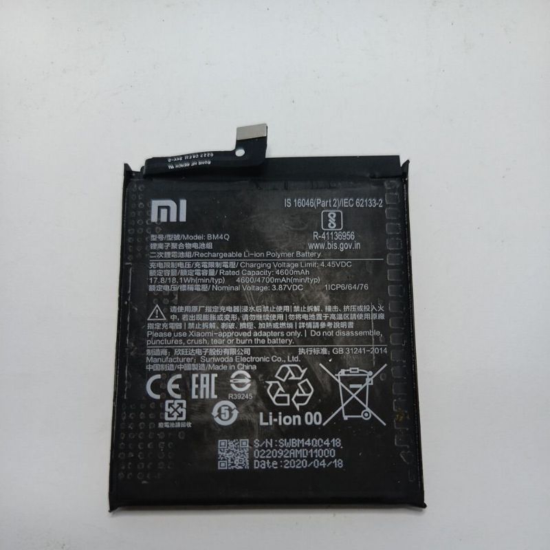 Baterai Original Foco F2 Pro Original Copotan/ORI Bawaan Hp