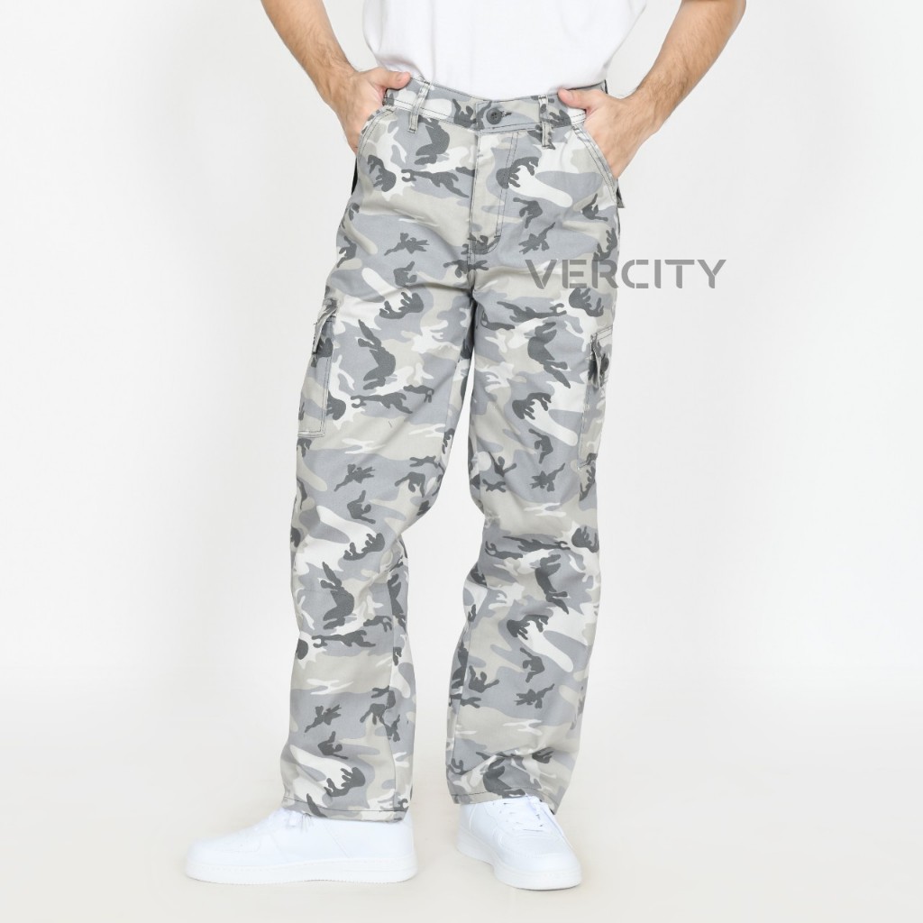 Celana Loreng Cargo Carpenter Gombrong Panjang Pria | Celana Skena Gombrang Cowok Jumbo Big Size