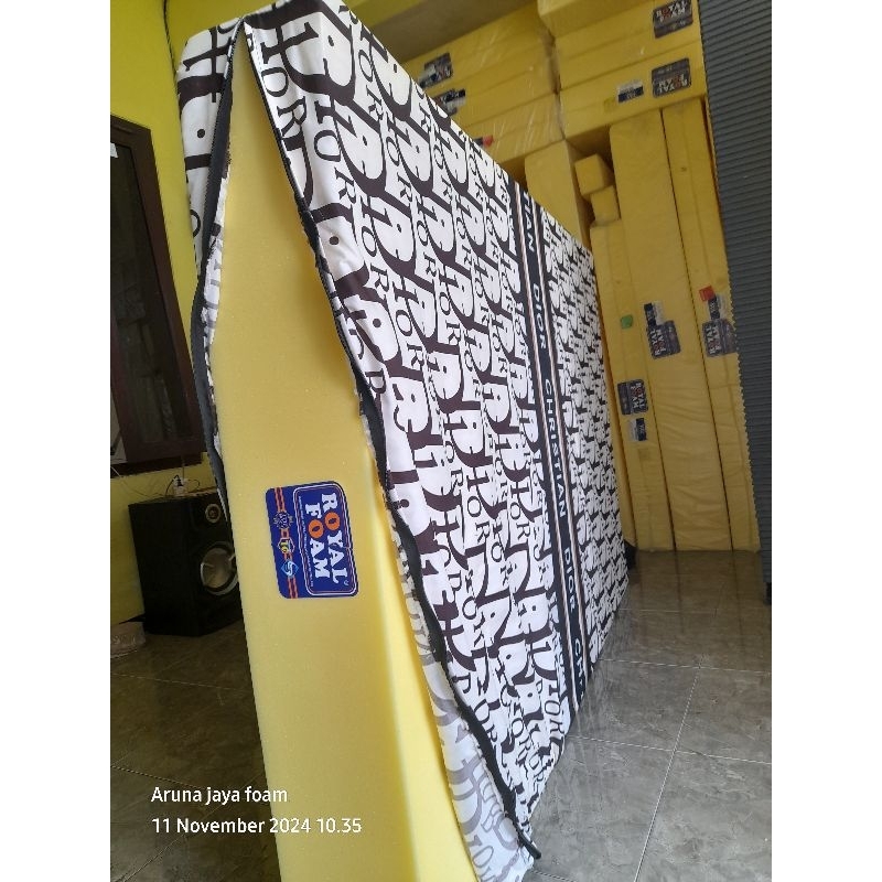 kasur busa royal foam 120x200x10 anti bacteri garansi resmi 10 tahun