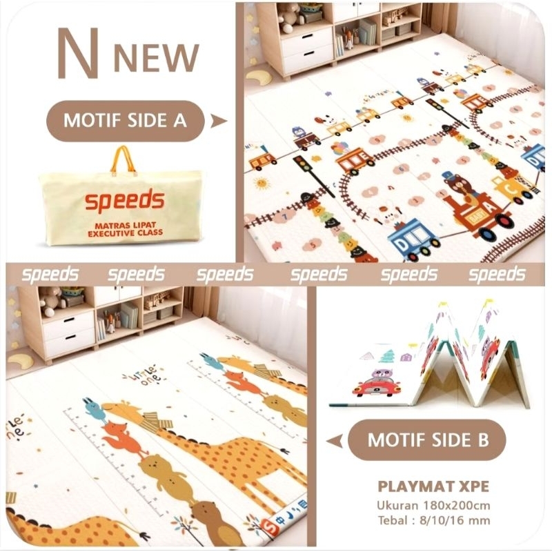 Playmate GOTO PREMIUM SNI Playmat XPE tebal 10 mm Matras Bayi Playmate Empuk Tikar Lipat Alas Tidur