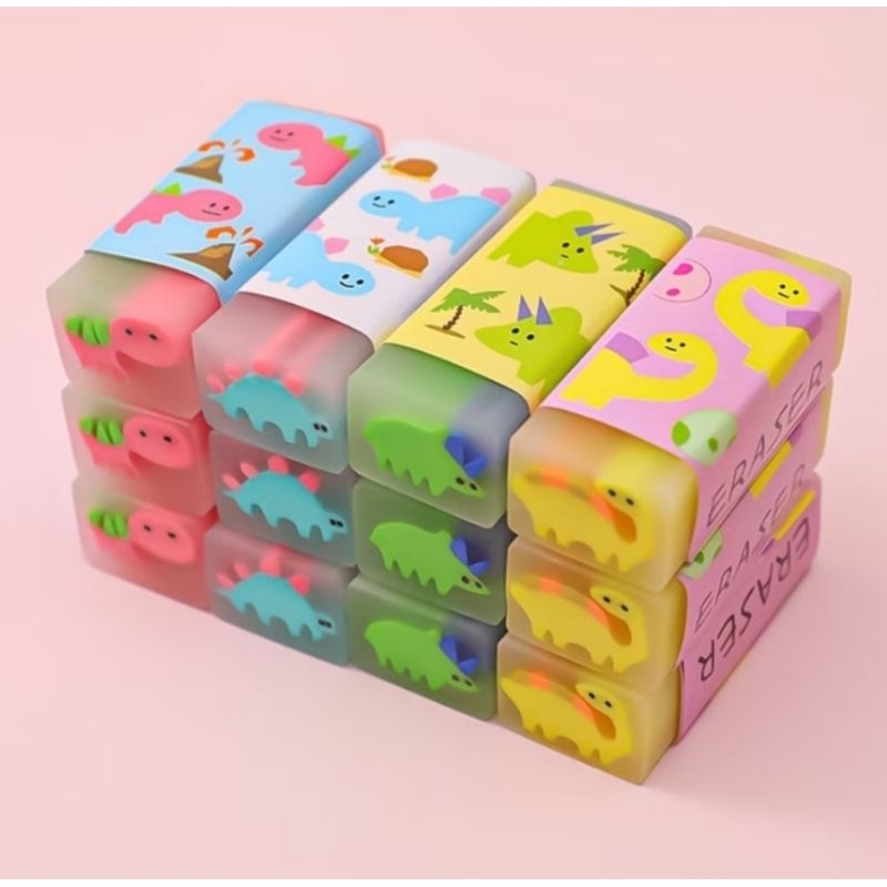 

Penghapus pensil motif cartoon little dinosaurus eraser learning S071