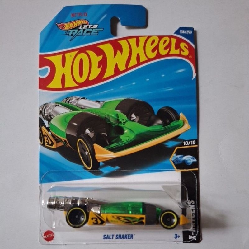 hot wheels race salt shaker