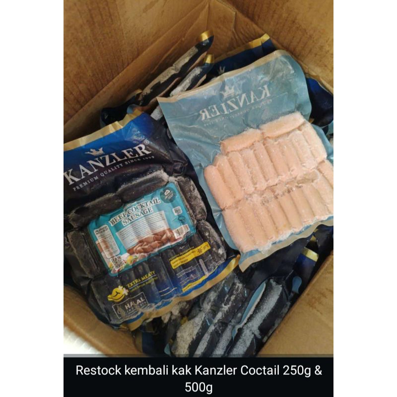 

Sosis kanzler coctail beef 250 gr,jogja frozen