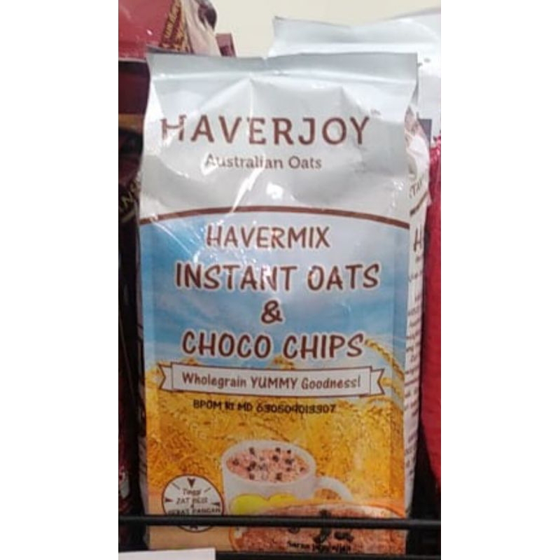 

haverjoy-australian oats-havermix instant oats-choco chips-500gr