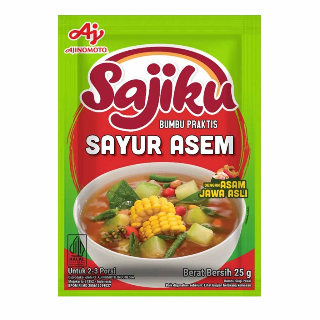 

Ajinomoto Sajiku Sayur Asem