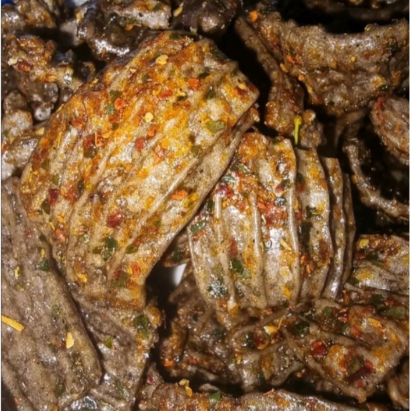 

Kerupuk Jengkol Pedas Daun Jeruk 250 Gr Bumbu Asli