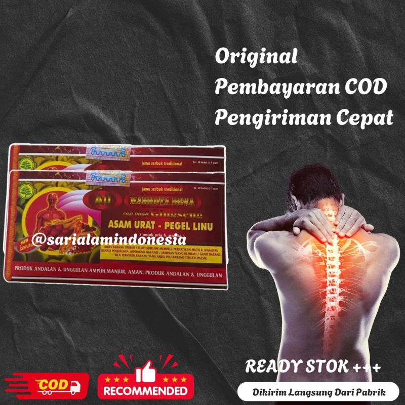 

Mahkota Dewa Serbuk Jamu Asam Urat Kemasan Merah