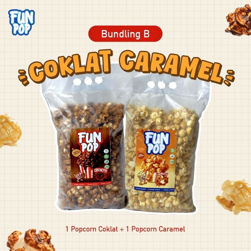 

Funpop Popcorn Combo – Chocolate & Caramel