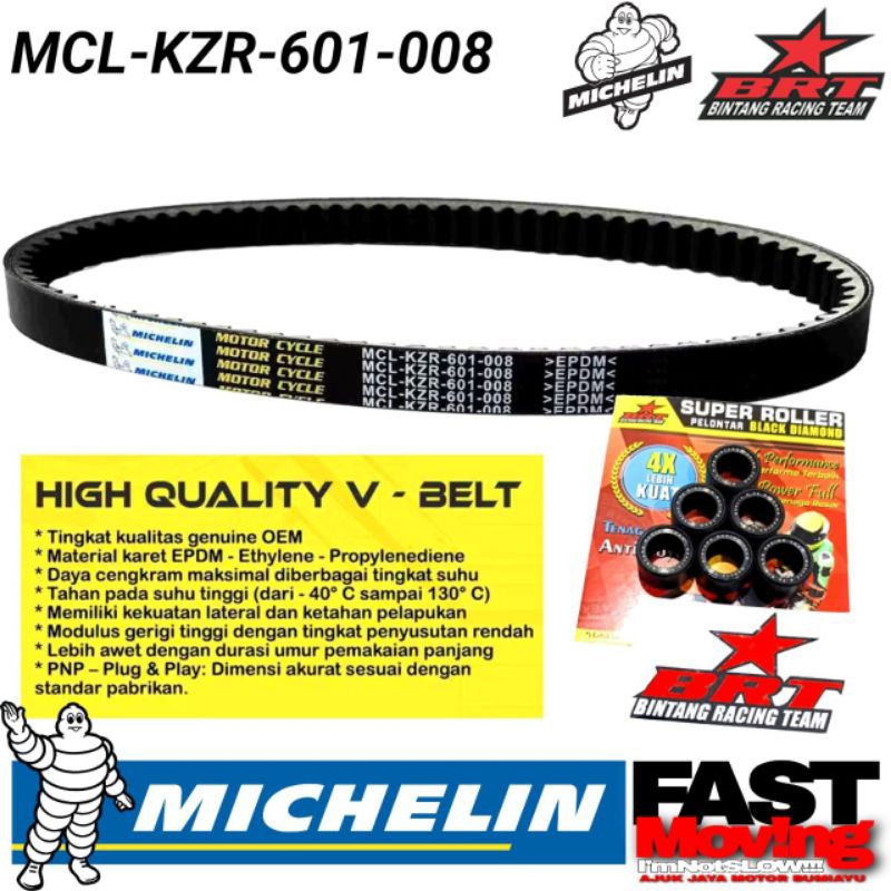 Michelin Vanbelt Vario 125 Fi KZR Techno CBS