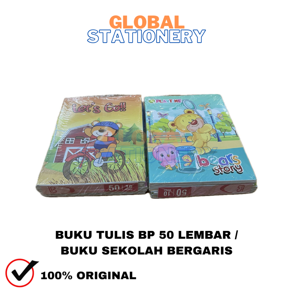 

Buku Tulis Bergaris BP 50 Lembar - isi 10 buku