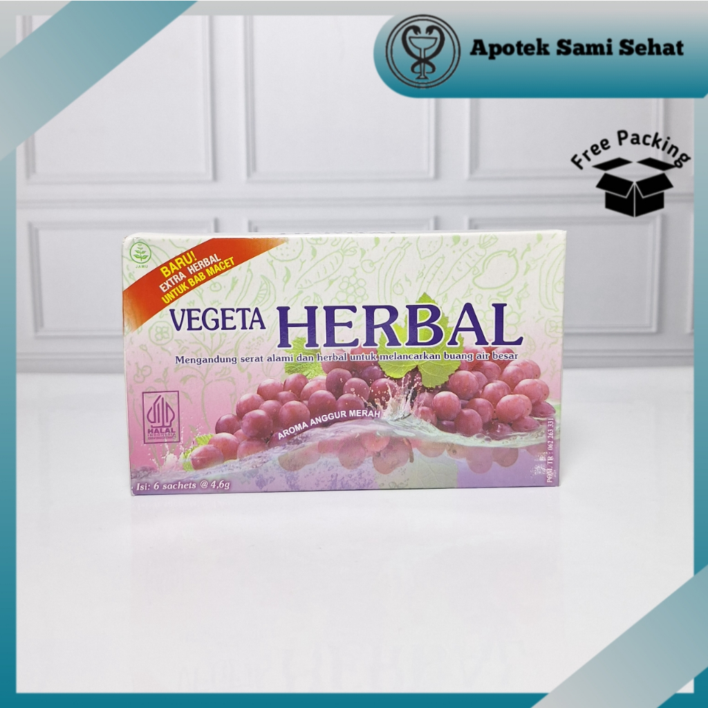

VEGETA HERBAL AROMA ANGGUR MERAH ISI 6 SACHETSV