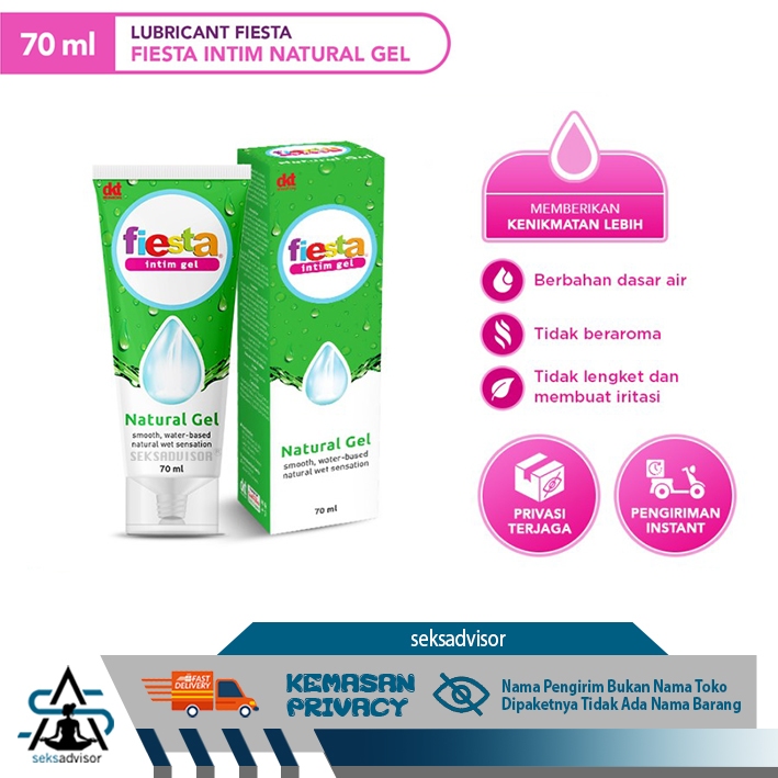 FIESTA LUBRICANT BIRU | Natural Pelumas 50 ml