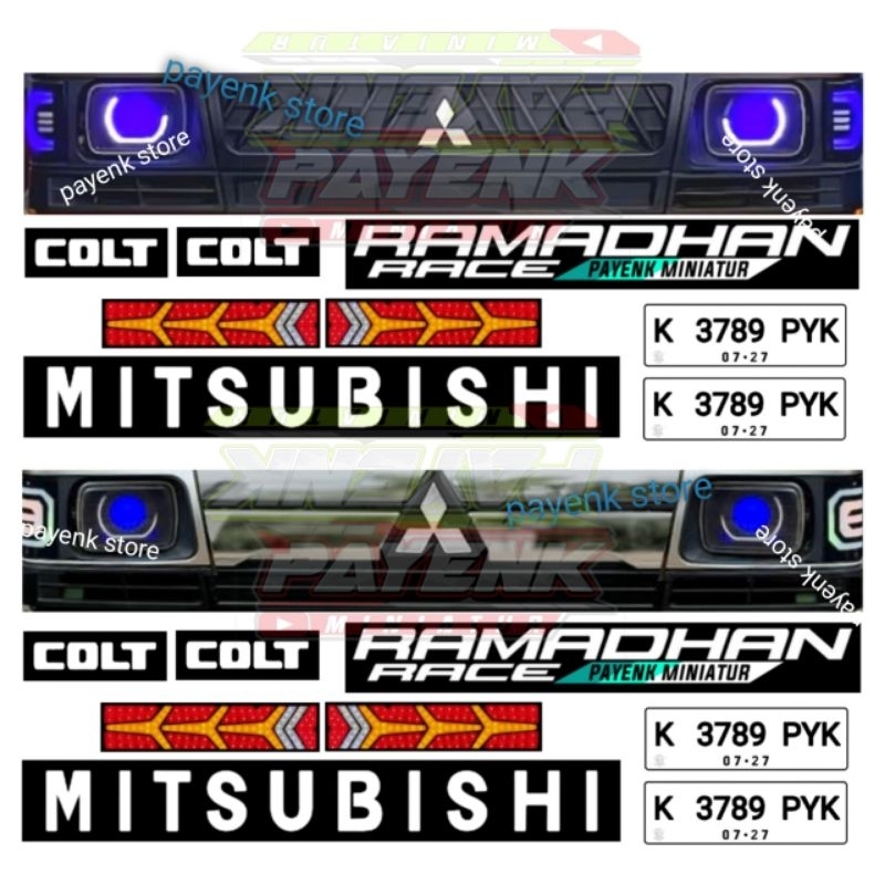 STIKER MINIATUR L300 VERSI BILED