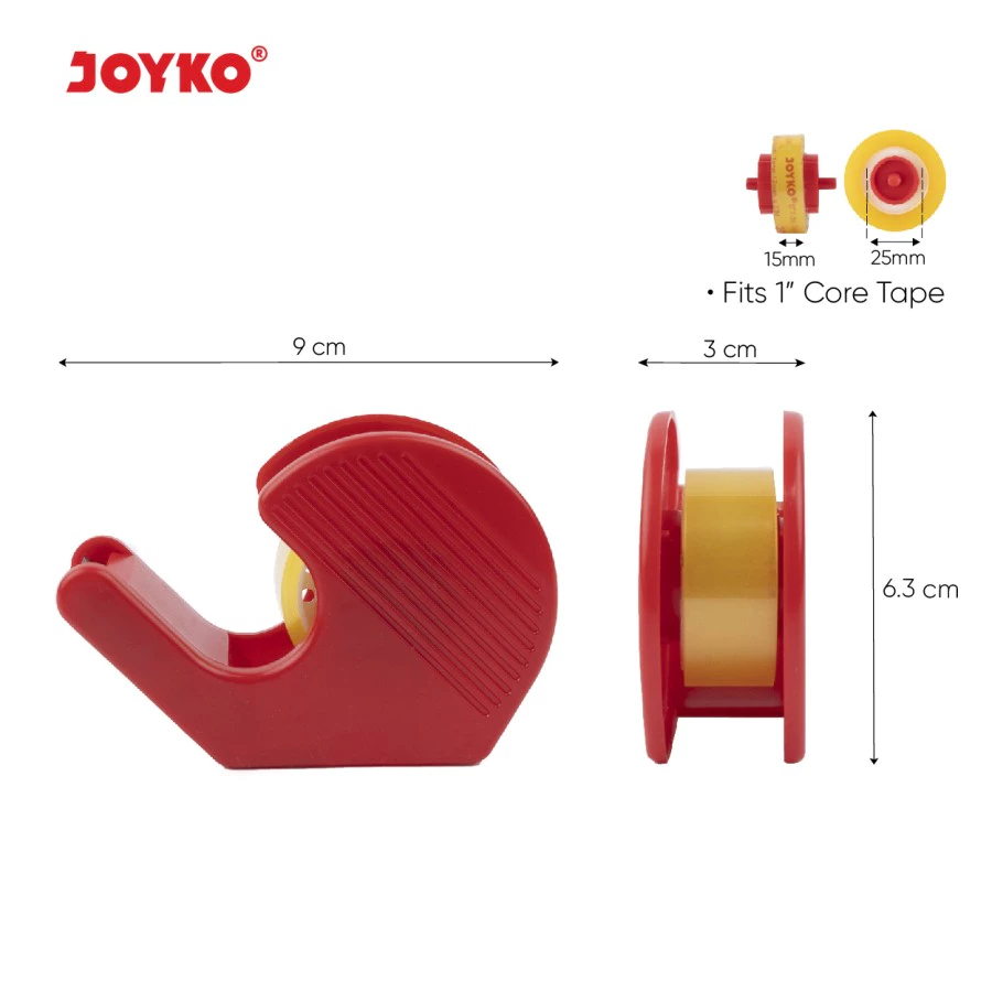 

(LIVE) Tape Cutter Tape Dispenser Pemotong Pita Perekat Joyko TC-117