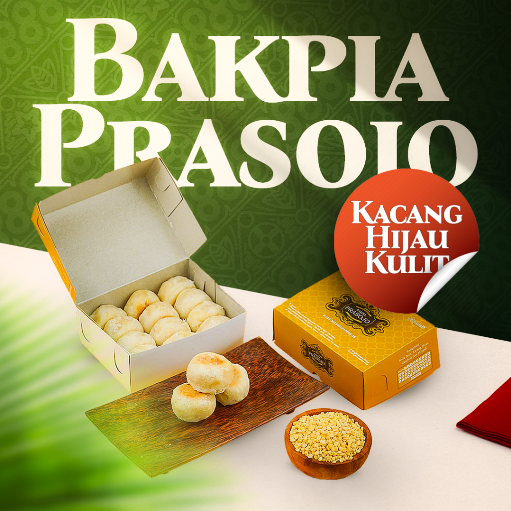 

Bakpia Kacang Hijau Kulit Prasojo Khas Kulon Progo Yogyakarta