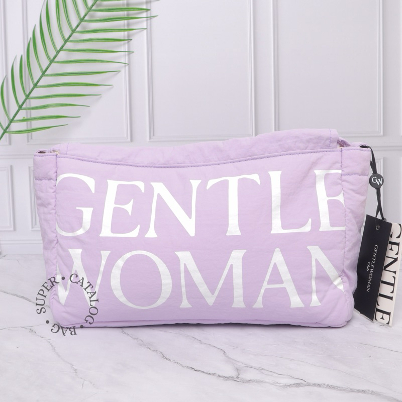 Gentle Woman Dumpling Purple Plum Original Shoulder Bag