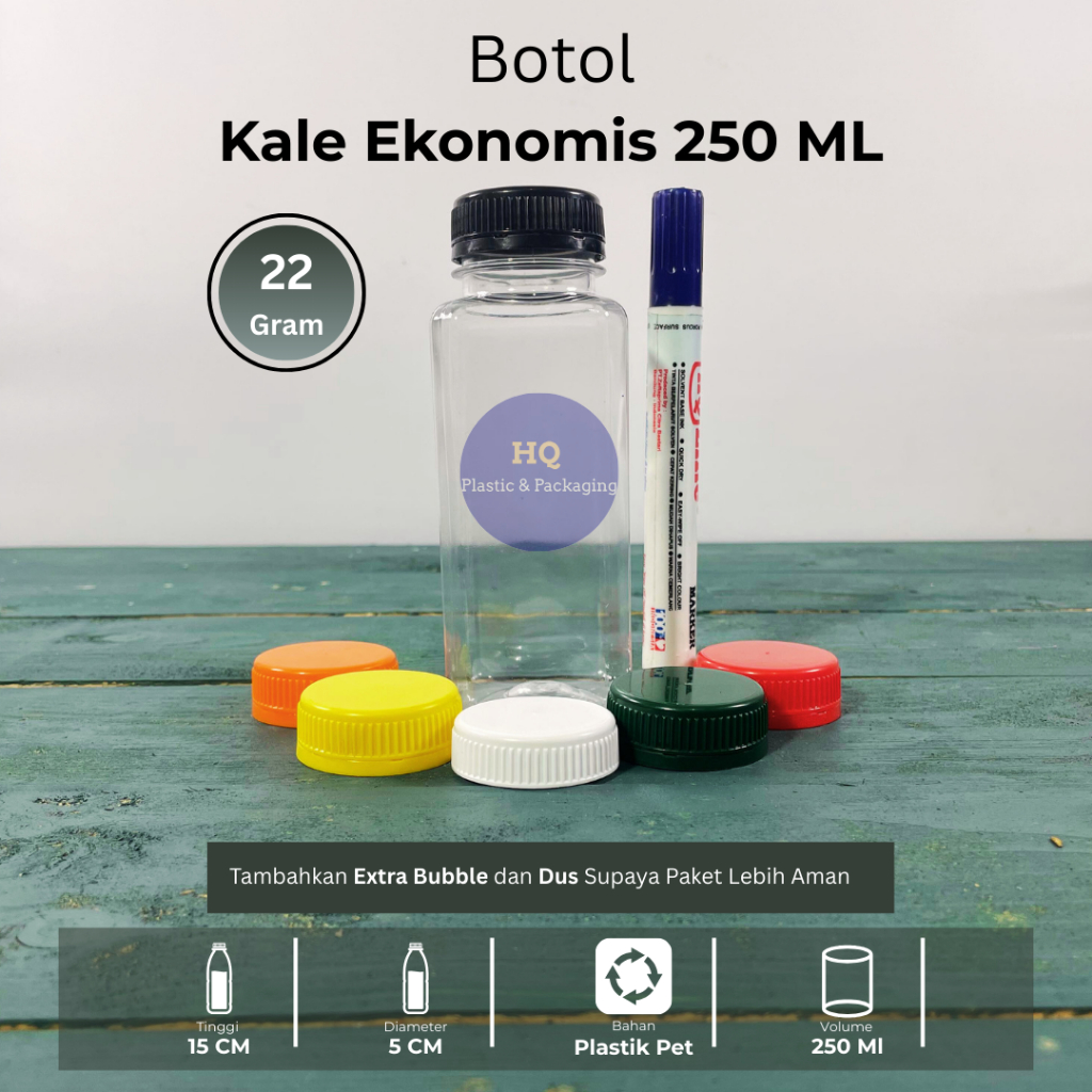 Botol Kale Ekonomis 250ml | Botol Kale 250ml