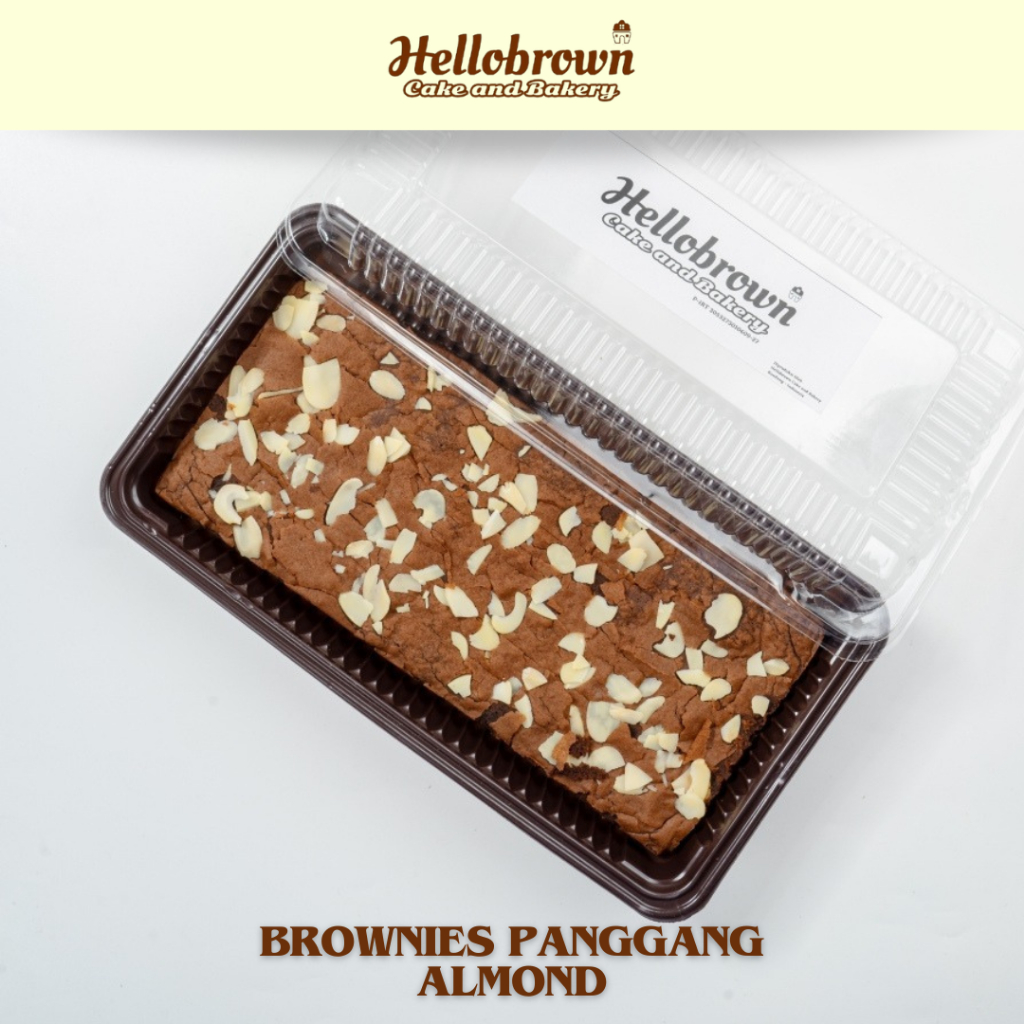 

Hellobrown Brownies Panggang Almond | Kue