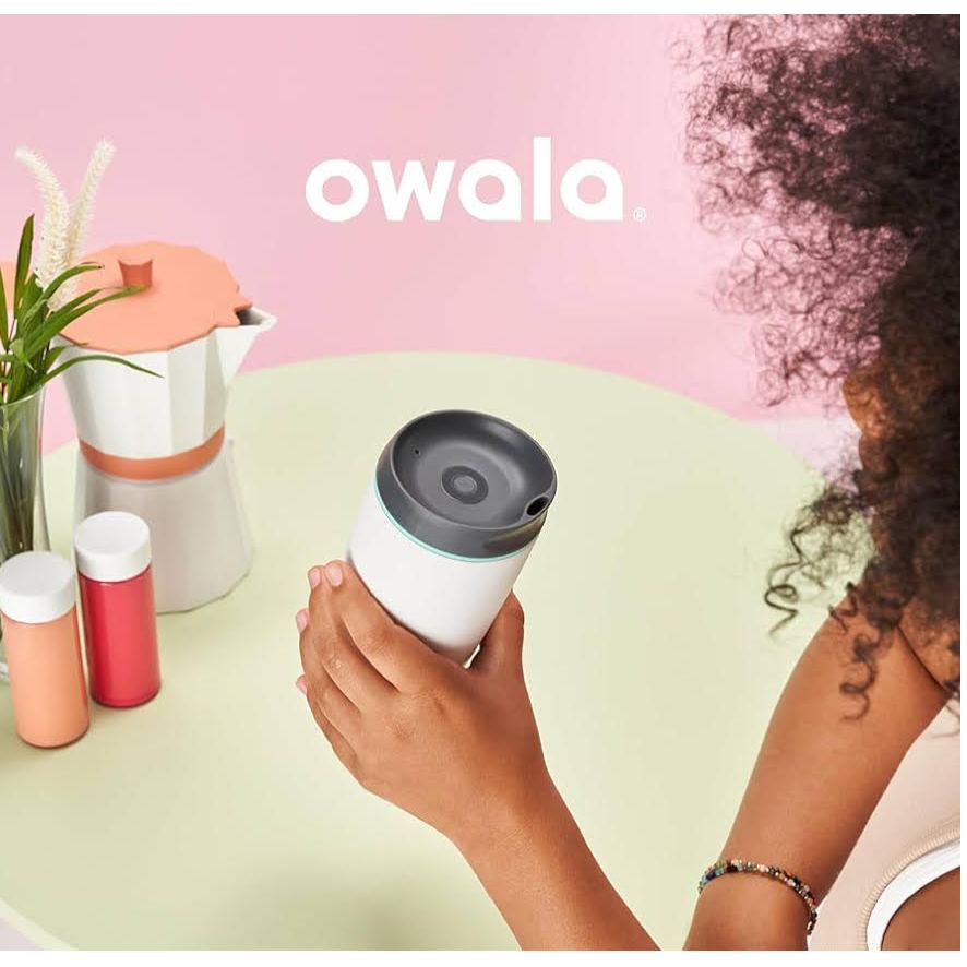 Owala SmoothSip Stainless Steel Coffee Tumbler, 20-oz