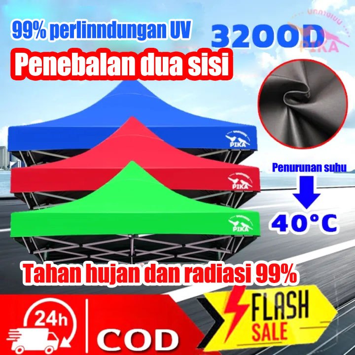 READY COD Tenda Lipat 3x3 Tenda lipat 1200D Tenda Bazar Tenda Bazar Pameran Tenda Gazebo Tenda