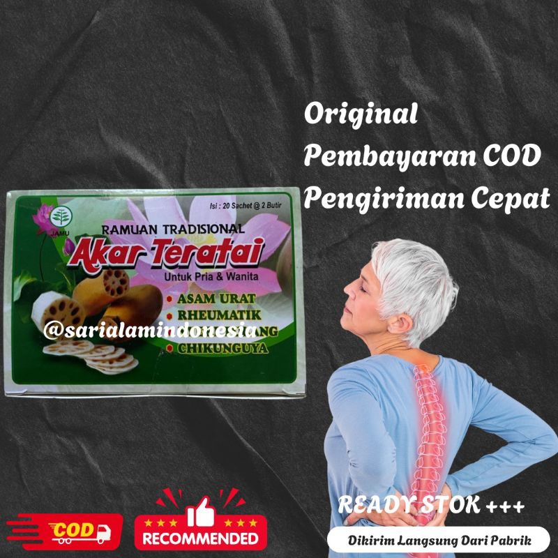 

jamu tradisional akar teratai isi 10 sachet @2 butir