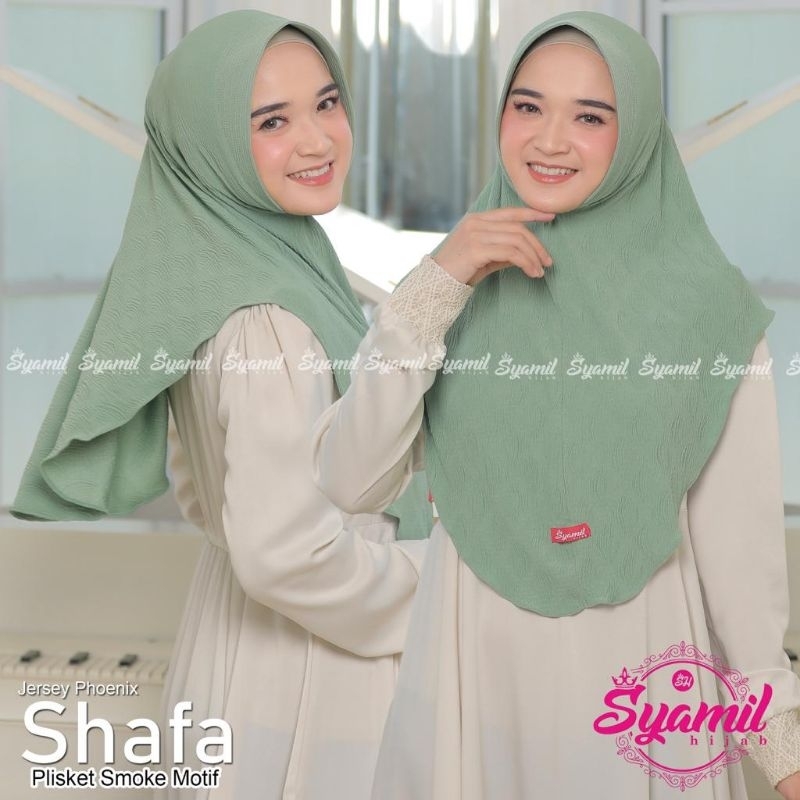 HIJAB DEWASA INSTAN SYAMIL SHAFA SMOKE//HIJAB INSTAN BLUSUKAN