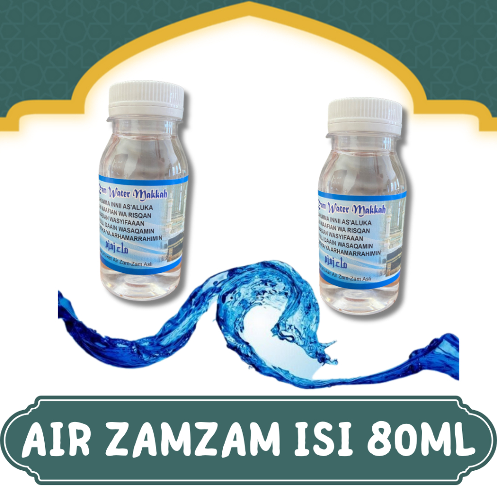 

OLEH OLEH HAJI DAN UMROH AIR ZAMZAM 80ML ASLI DAN ORIGINAL DARI ARAB SAUDI AIR ZAM ZAM ORIGINAL 80 ML I AIR ZAM ZAM KEMASAN KECIL