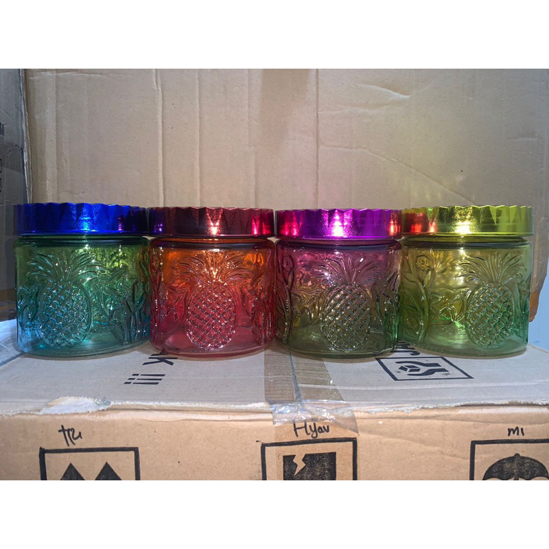 TOPLES KACA WARNA WARNI/TOPLES LEBARAN/TOPLES 1/2KG