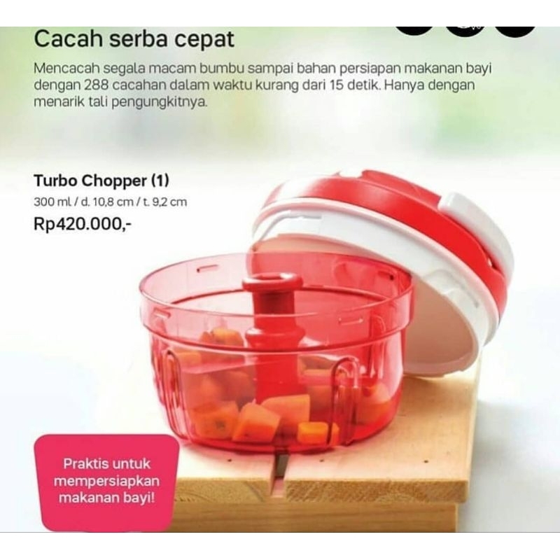 Turbo Chopper Tupperware