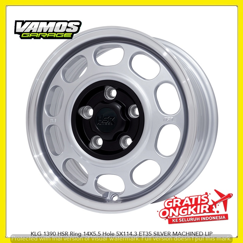 VELG MOBIL RETRO RING 14 KLG1390 HSR R14 PELEK MOBIL UNTUK L300,DELICA,CAPELLA,GRANDMAX DLL