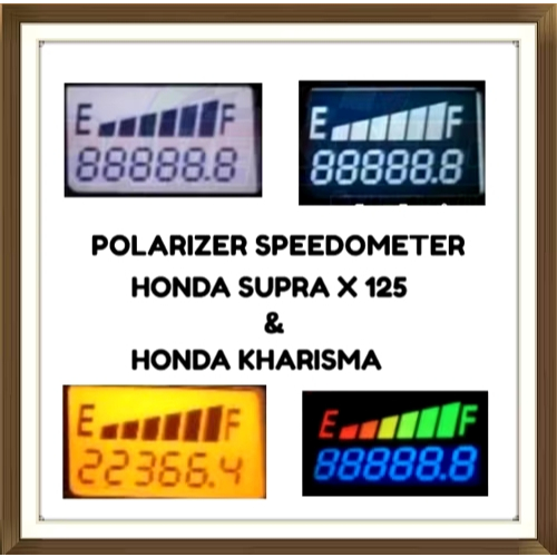 POLARIS spidometer supra x 125 paket stiker lcd custom speedometer supra x125 karisma