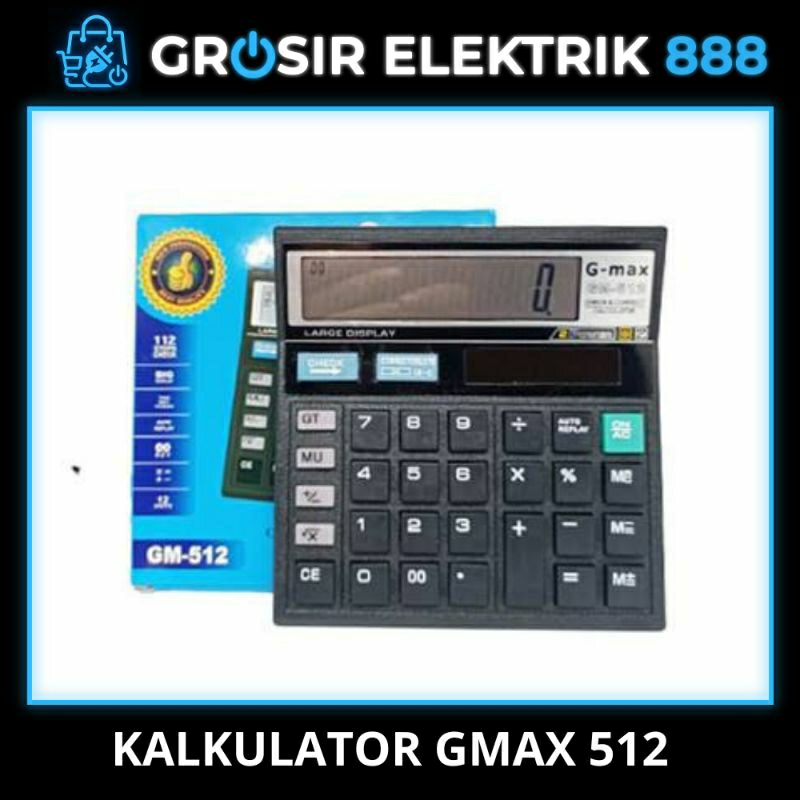 

Kalkulator TYPE GMax 812 12 Digit