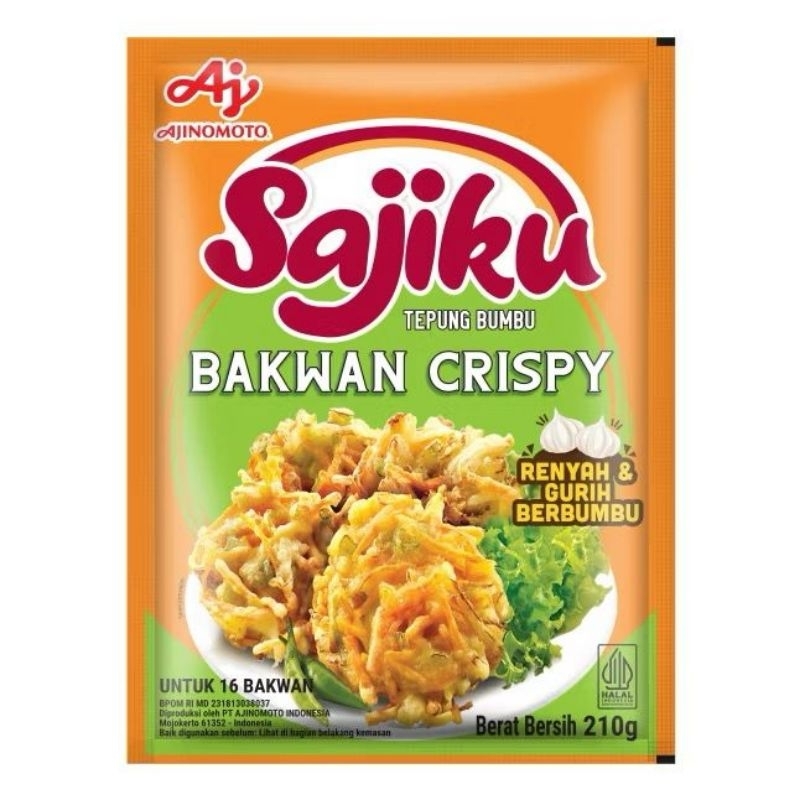 

Sajiku Tepung Bumbu Bakwan 210 Gram