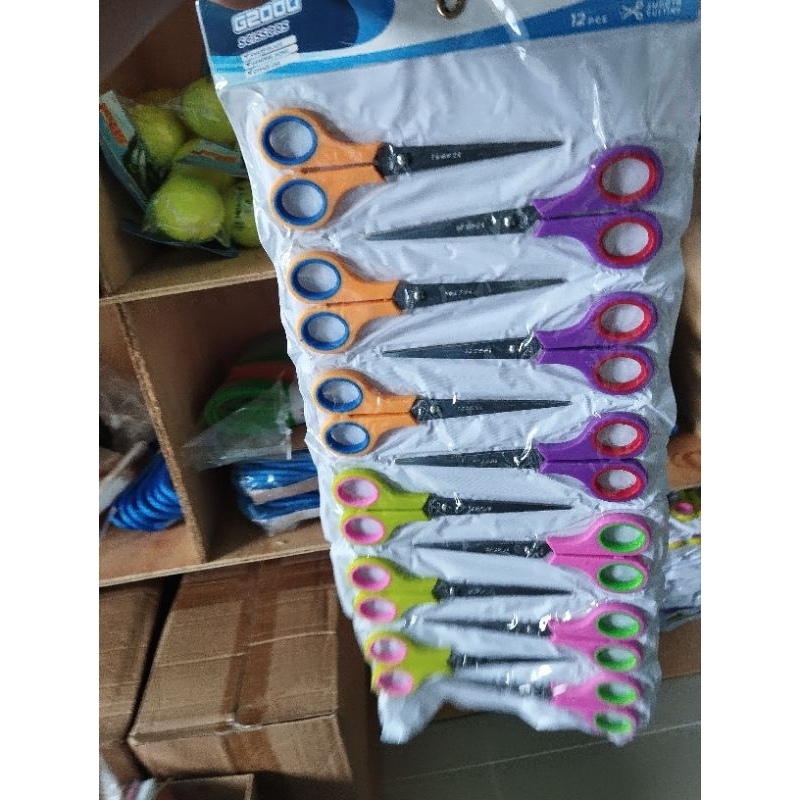 

gunting renteng tanggung warna warni 12 pcs