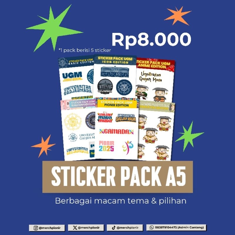 STIKER PACK SPESIAL UGM