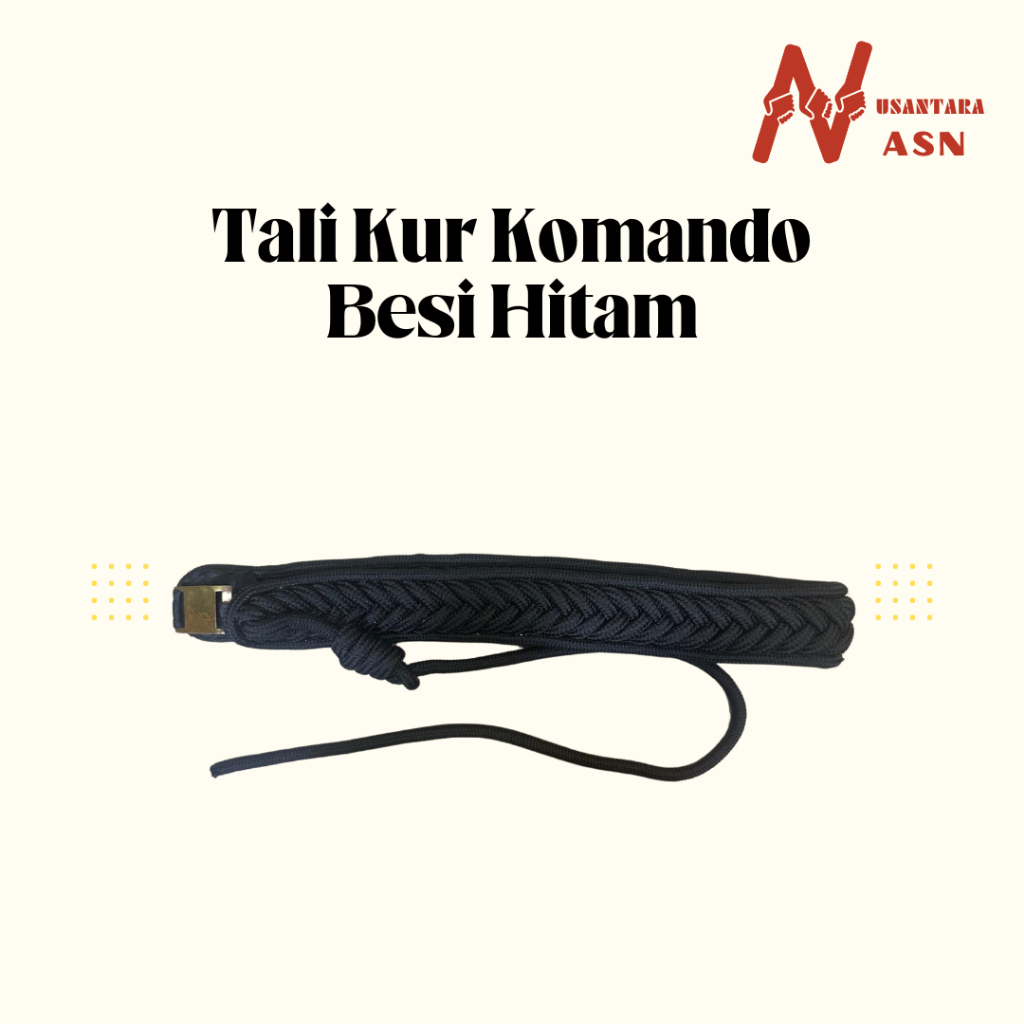 Tali Kur Komando Besi Hitam